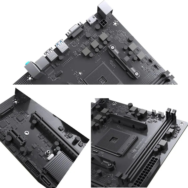 Placa Mãe MAXSUN AMD B450M - Suporte Ryzen 4500 5600 5600G